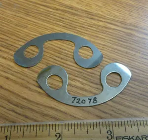(2) Lycoming 72078 LOCK PLATES, Camshaft Gear Bolts